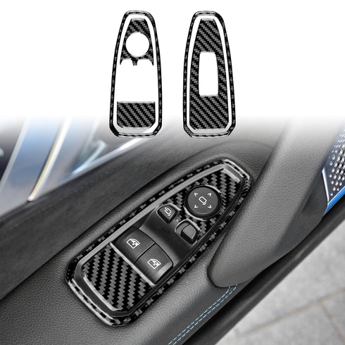 Carbon Fiber Window Lift Frame Trim For BMW Z4 G29 2019-2023
